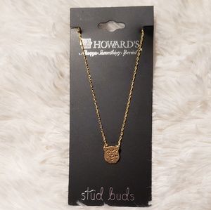 BNWT Gold Howards Owl Necklace
